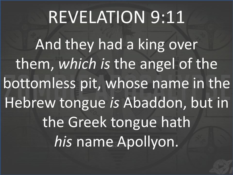 Resultado de imagen para REVELATION 9:11