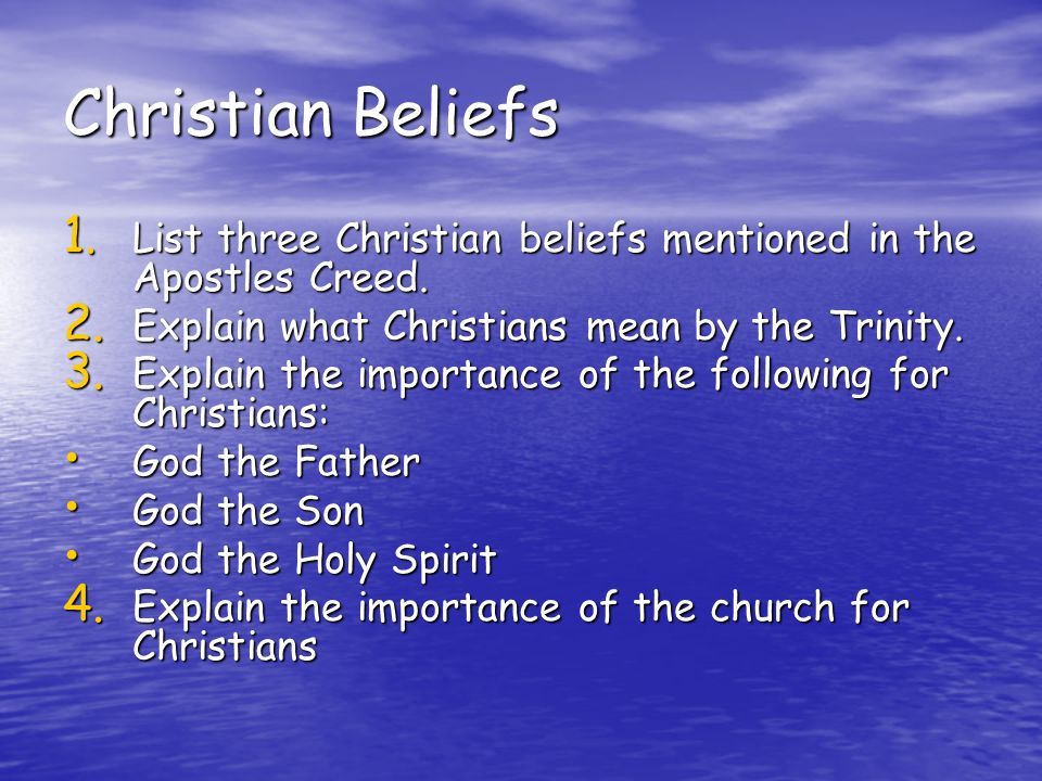 Reproducir Credo The Christian View Of Faith And Life Ledo