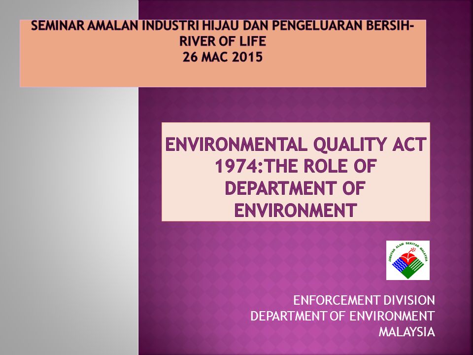 Https Circabc Europa Eu Sd A B23e266a 9ed5 402b Aa78 C1a39c77809e Presentation 20 20legal 20framework 20briefing 20on 20contaminated 20land 20management 20in 20malaysia Pdf