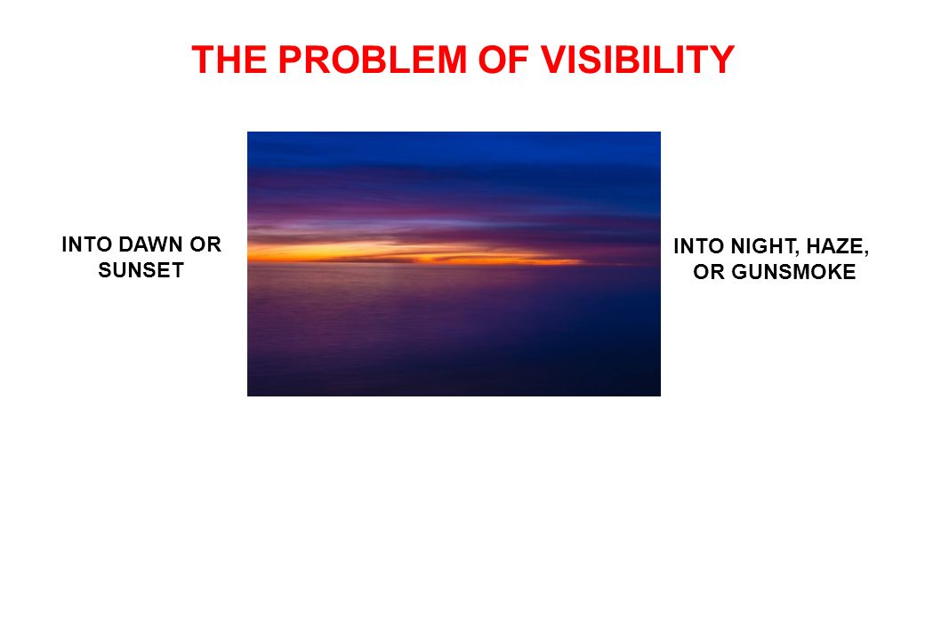 THE PROBLEM OF VISIBILITY