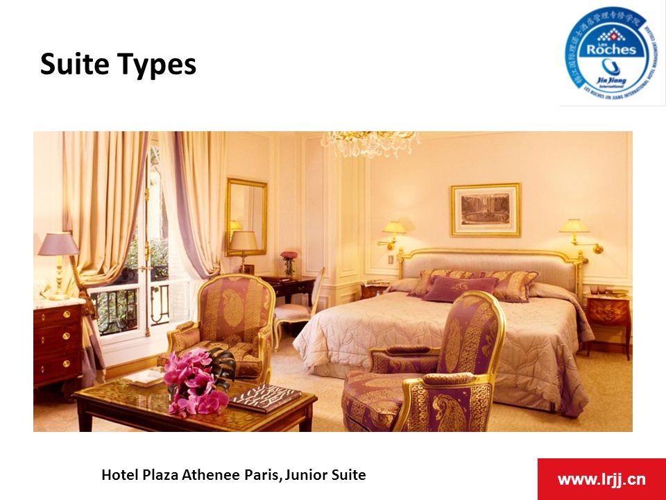 Suite Types Hotel Plaza Athenee Paris, Junior Suite