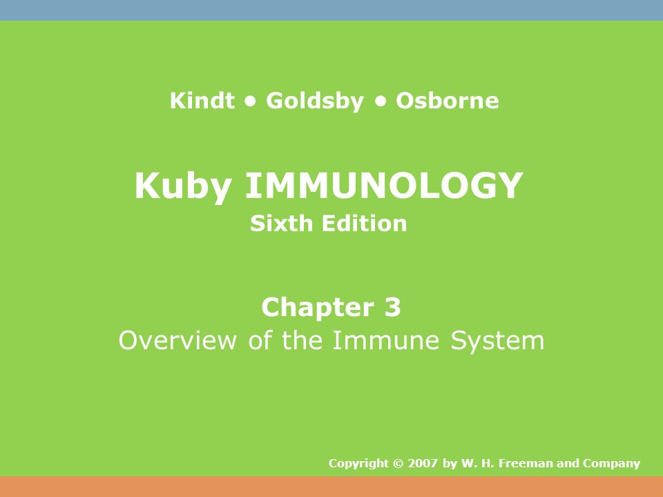 kuby immunology 8th edition pdf free