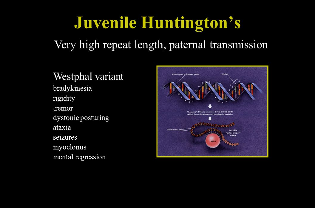 Juvenile Huntington’s