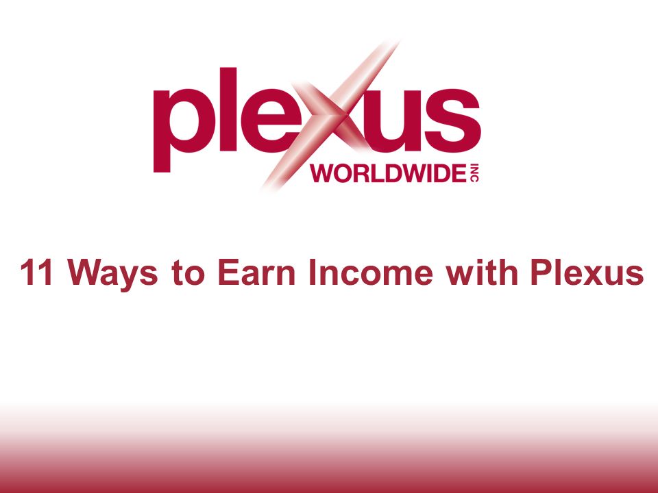 11 Ways to Earn Income with Plexus