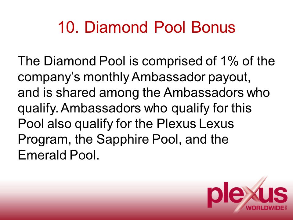10. Diamond Pool Bonus