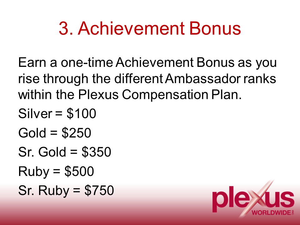 3. Achievement Bonus