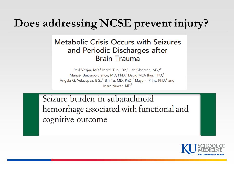 Does addressing NCSE prevent injury