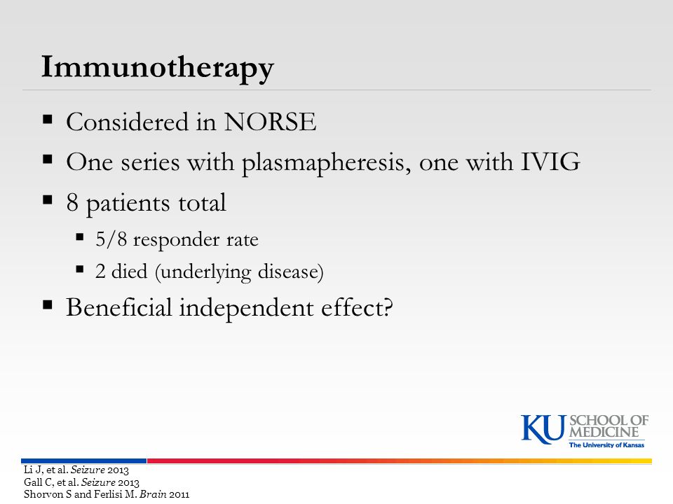 Immunotherapy Considered in NORSE