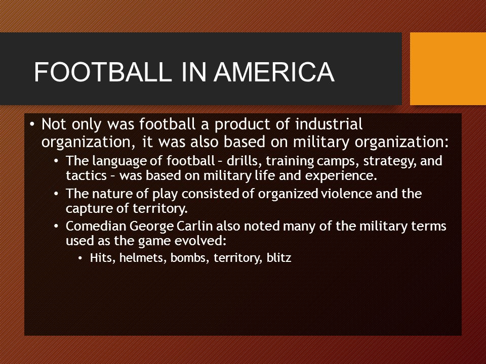FOOTBALL+IN+AMERICA+Not+only+was+footbal