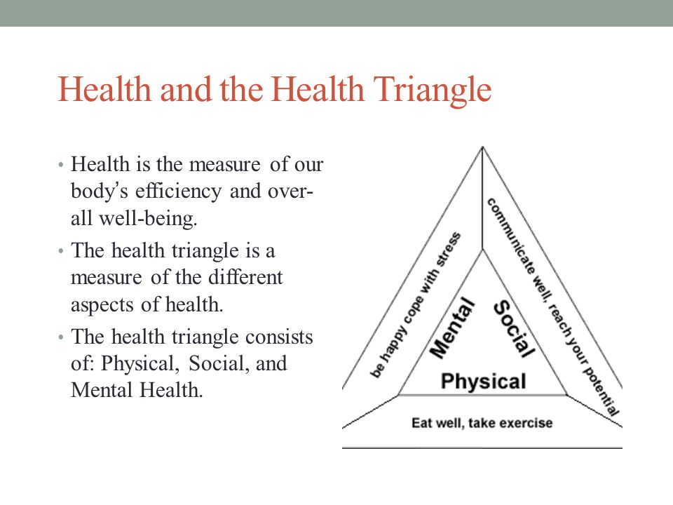health and the health triangle ppt video online download what are the three components of the health triangle