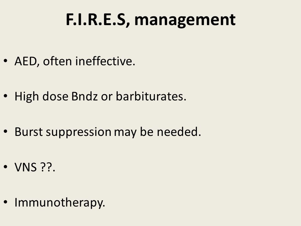 F.I.R.E.S, management AED, often ineffective.