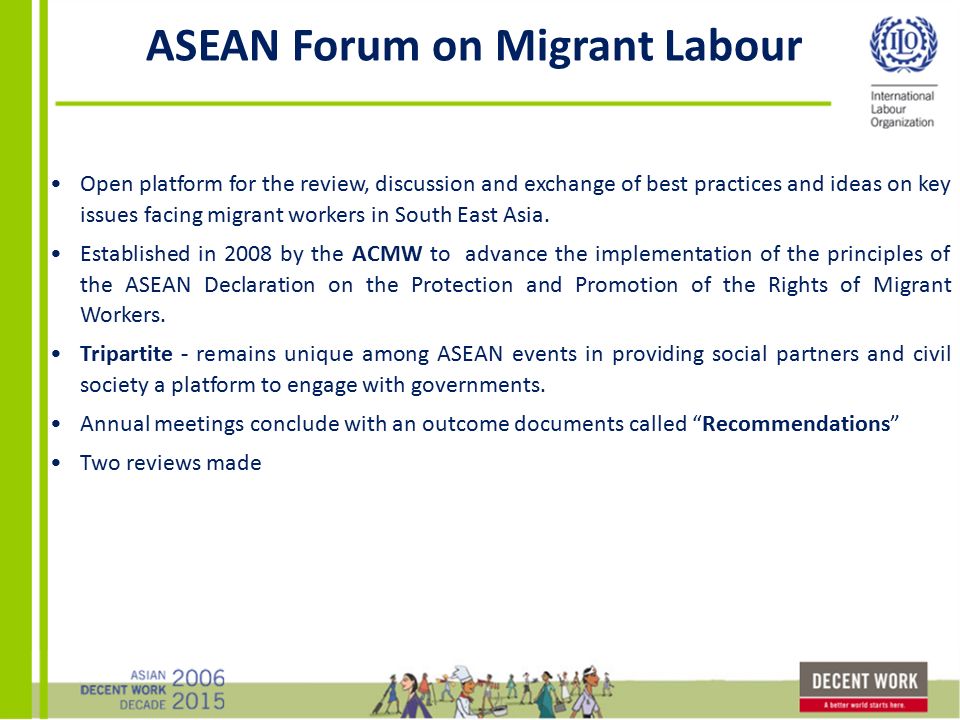 ASEAN Forum on Migrant Labour