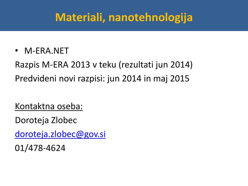 Materiali, nanotehnologija