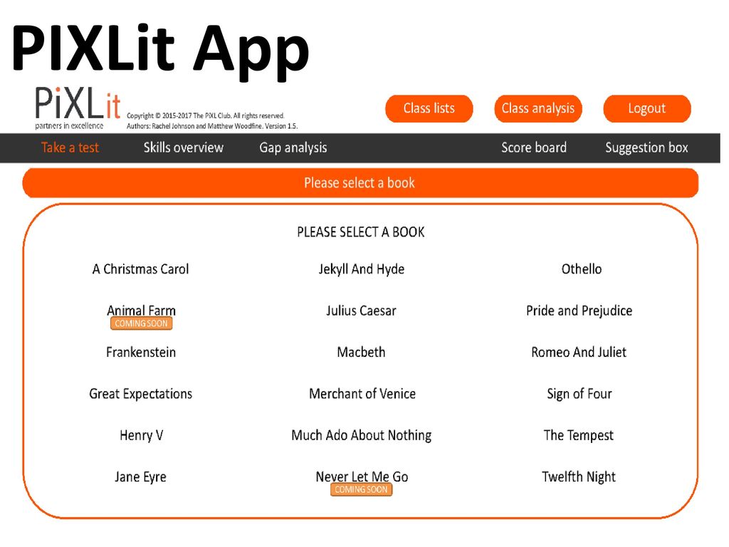 PIXLit App