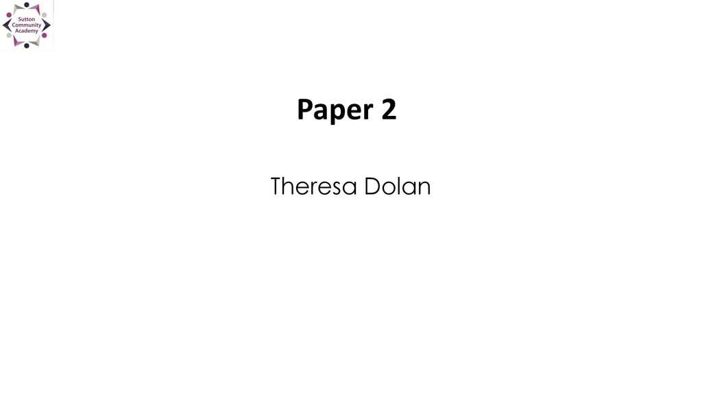 Theresa Dolan Paper 2