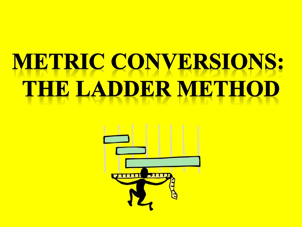 Metric Conversions: The Ladder Method