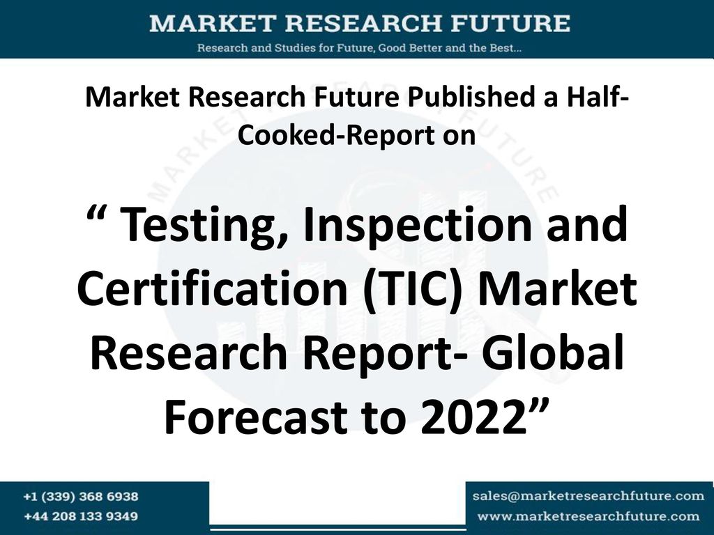 Market Research Future Published A Half Cooked Report On