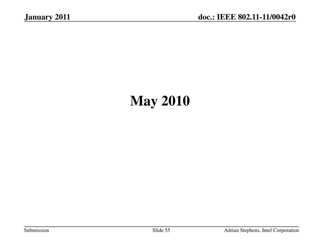 May 2010 January 2011 May 2006 doc.: IEEE /0528r0