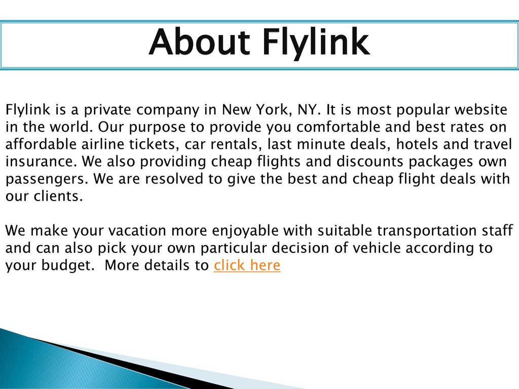 About Flylink