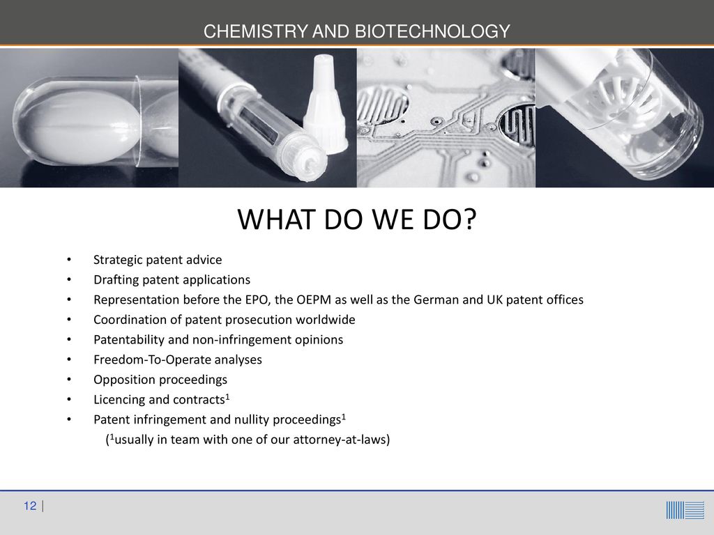 CHEMISTRY AND BIOTECHNOLOGY