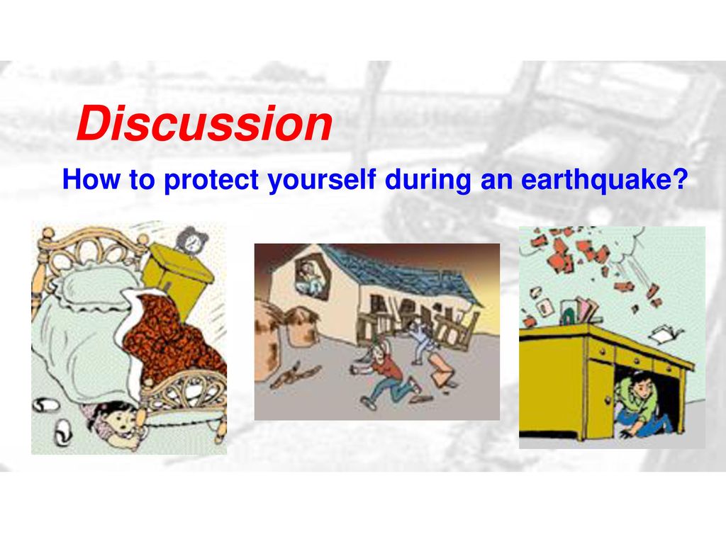 an earthquake.