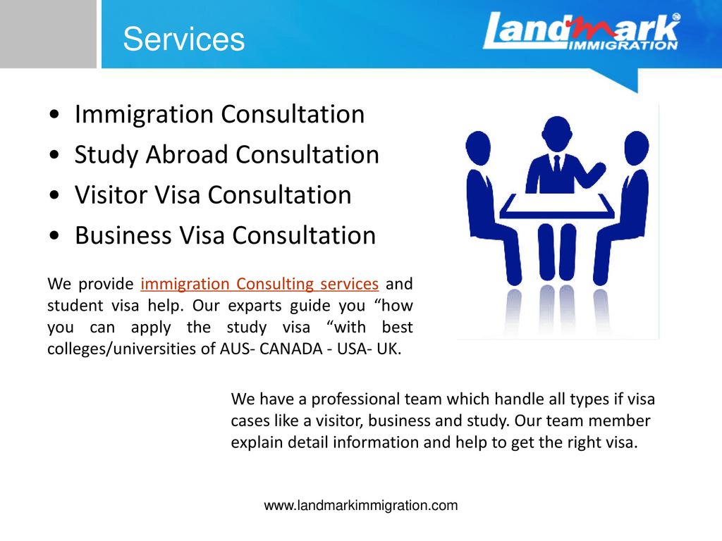 Services Immigration Consultation Study Abroad Consultation