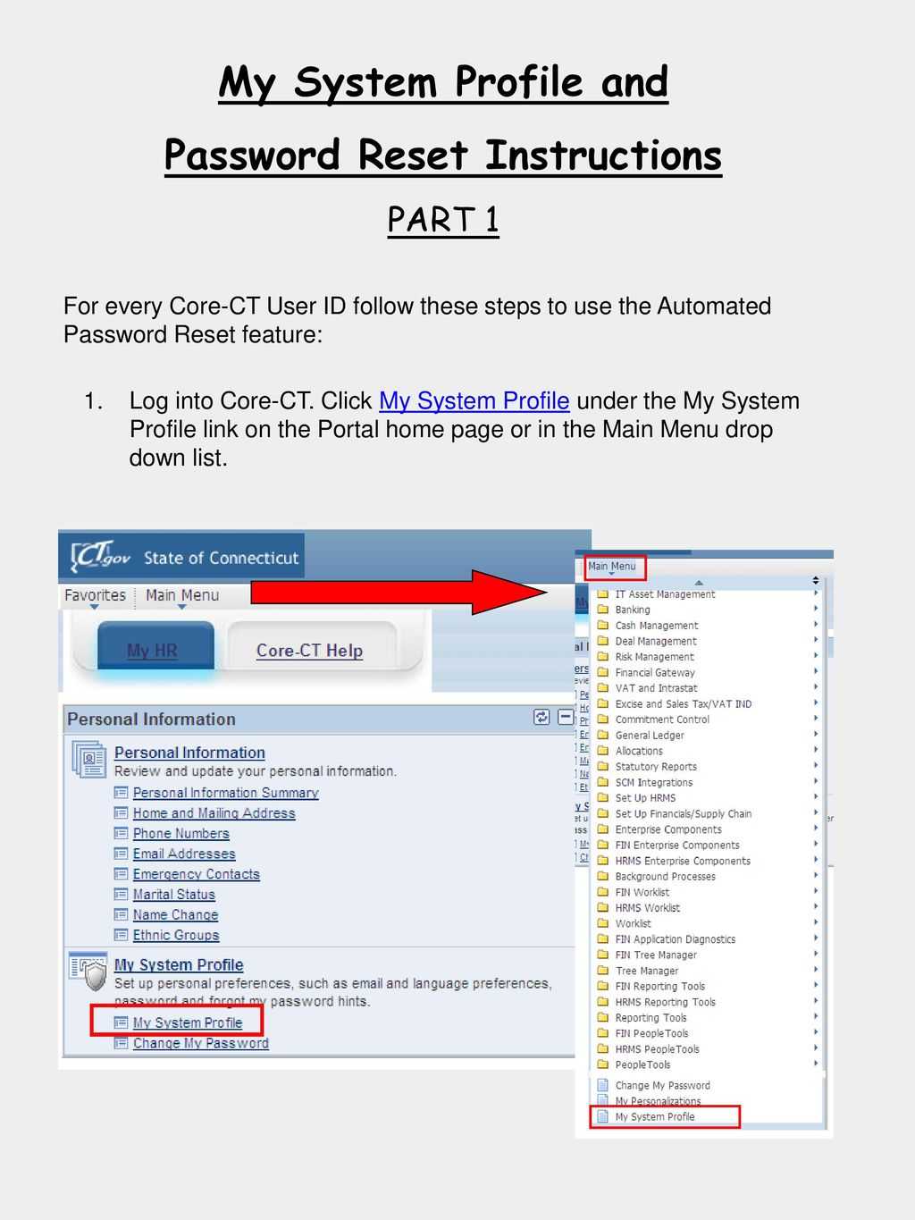 Password Reset Instructions