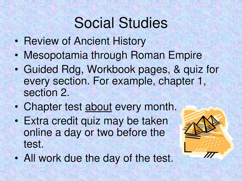 Social Studies Review of Ancient History