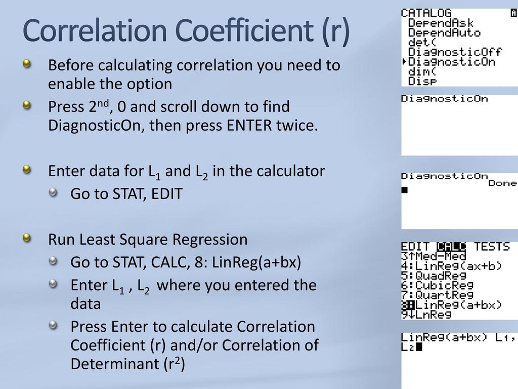 Correlation Coefficient (r)