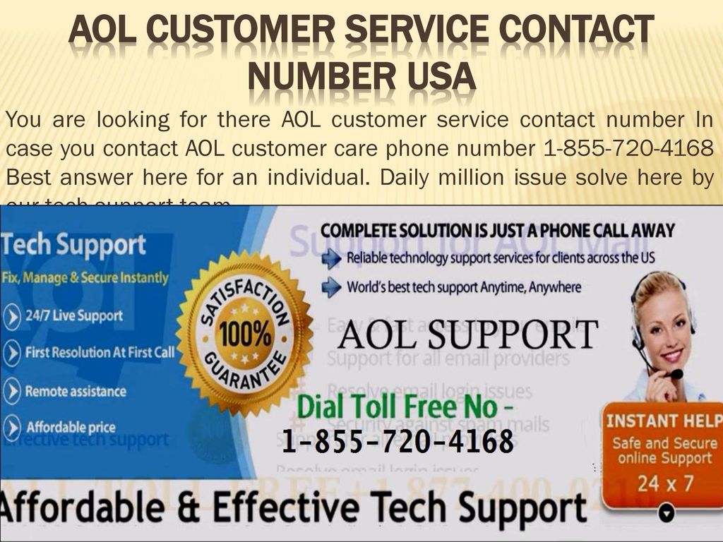 AOL customer service contact number USA