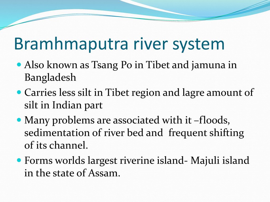 Bramhmaputra river system
