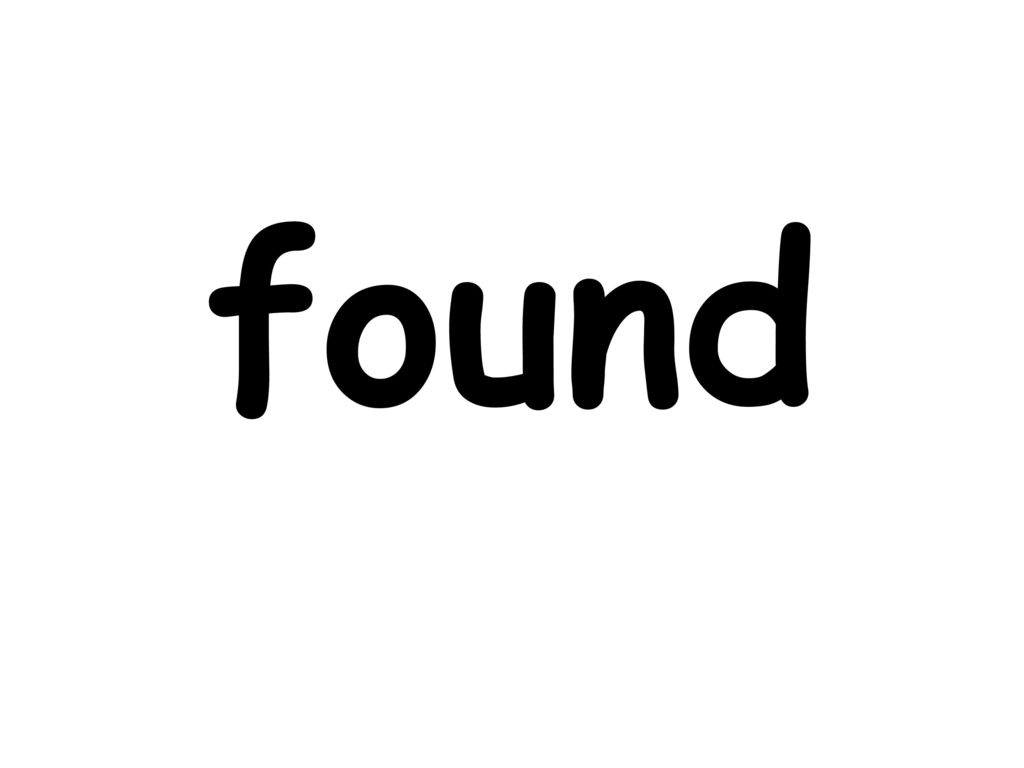 found