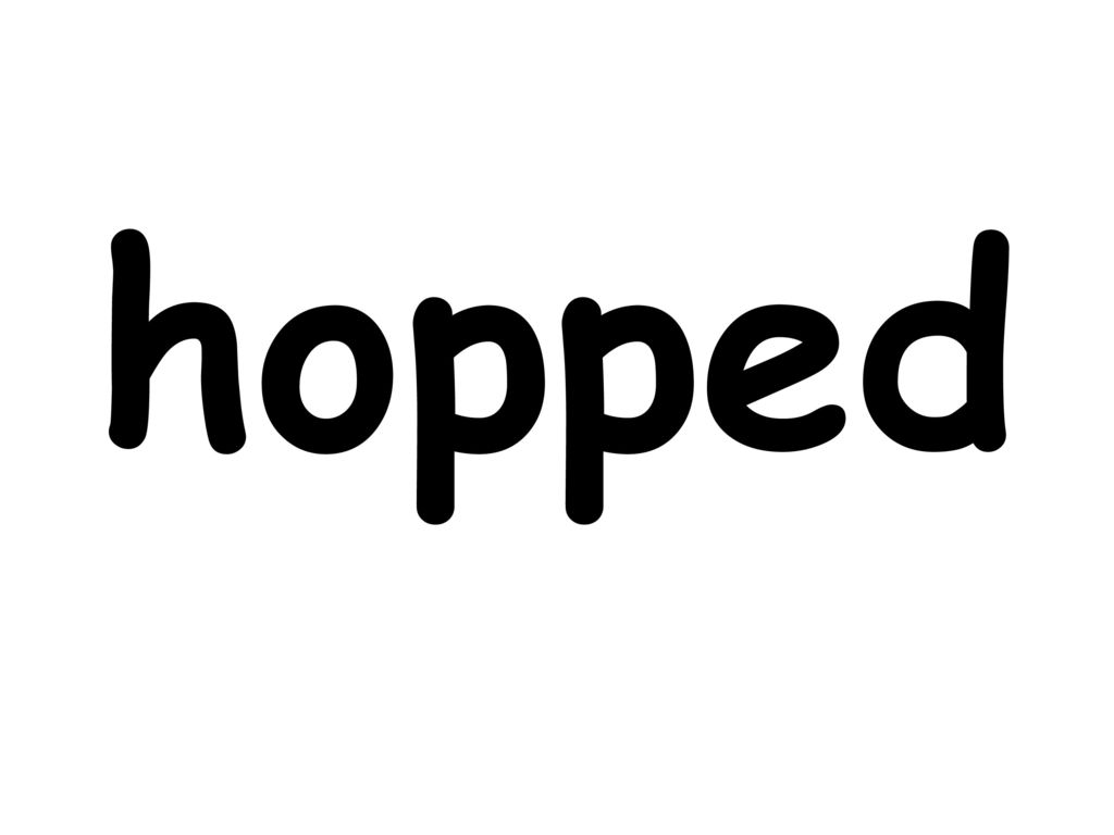 hopped