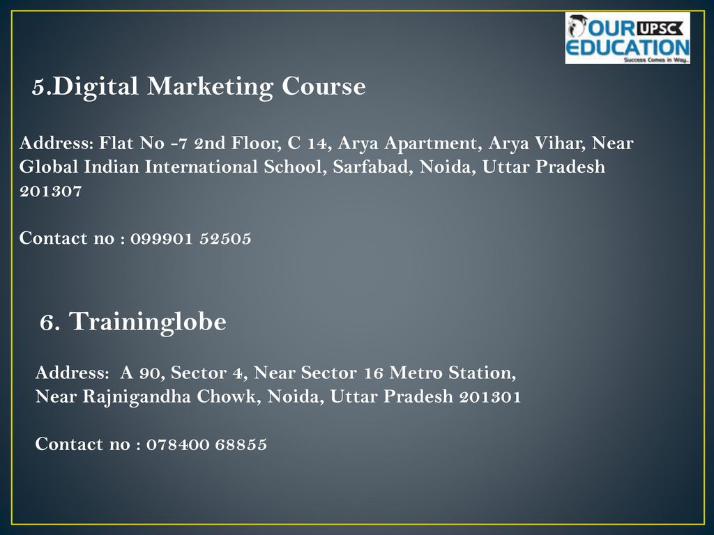 5.Digital Marketing Course