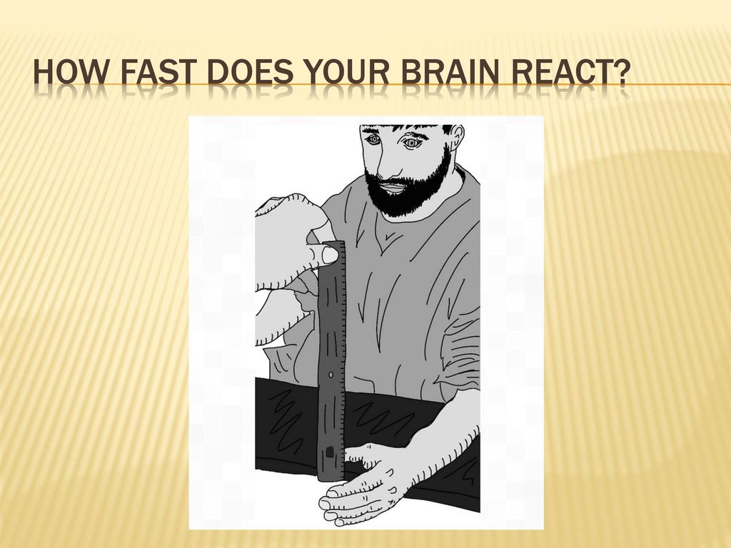 How fast does your brain react