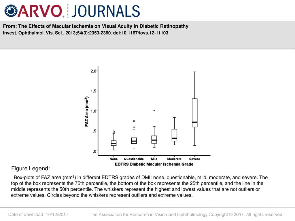 From: The Effects of Macular Ischemia on Visual Acuity in Diabetic Retinopathy