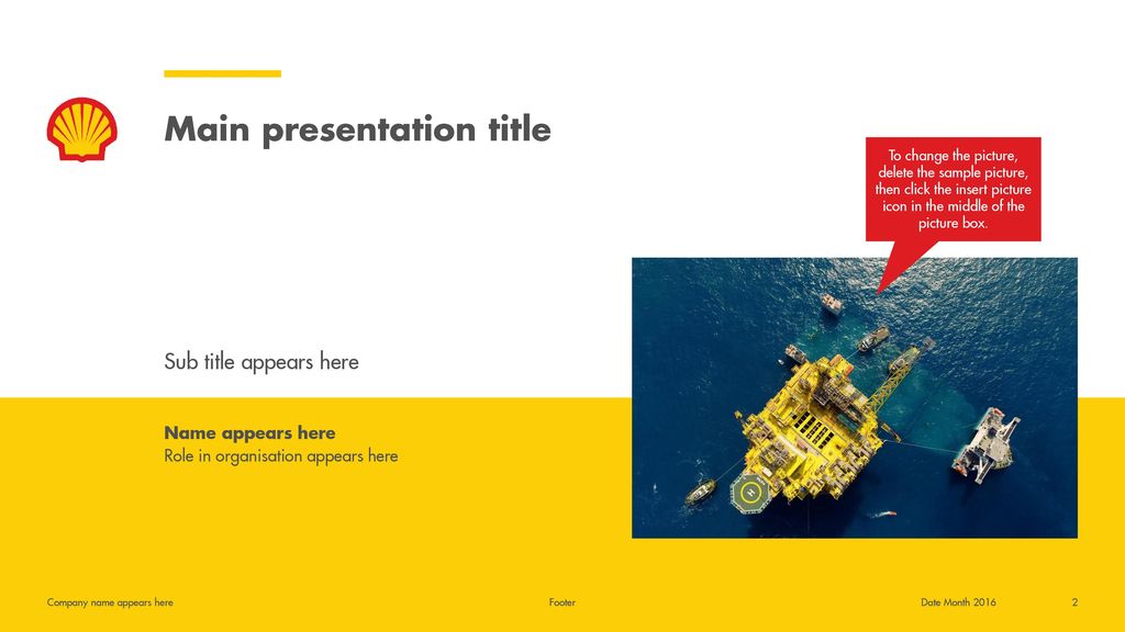 Main presentation title