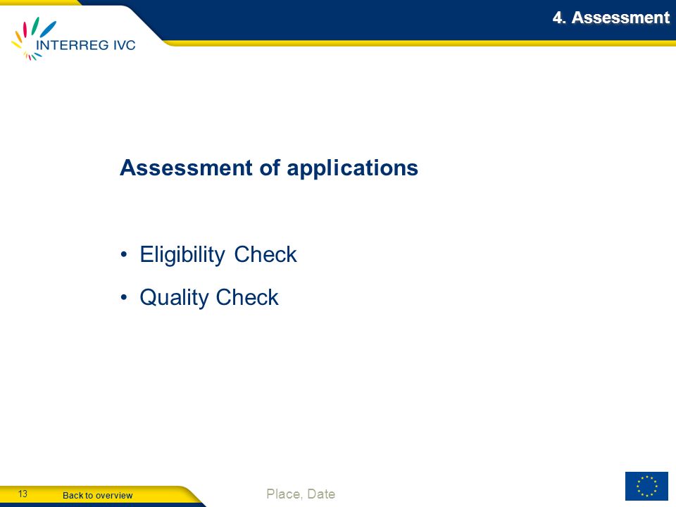 Assessment of applications
