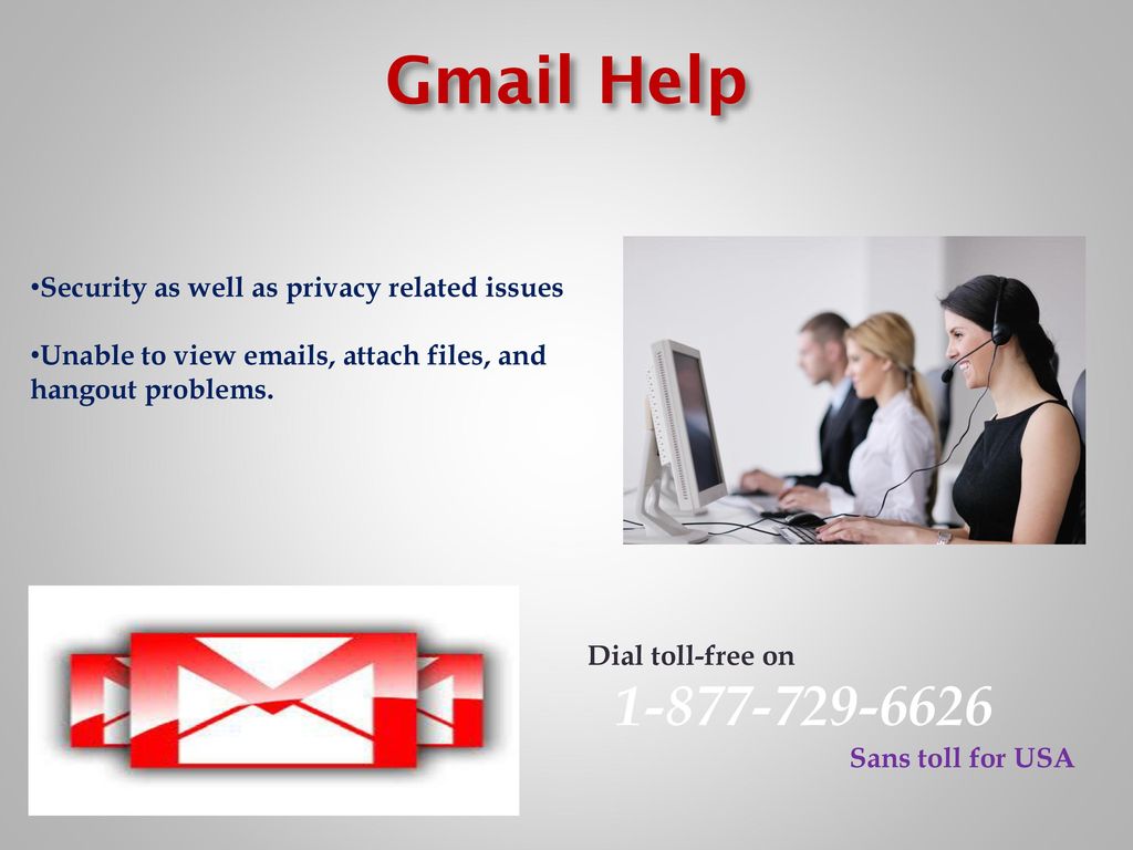 Gmail Help Security as well as privacy related issues