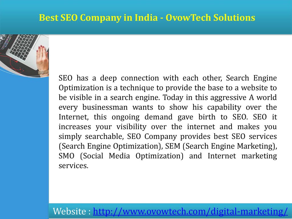 Best SEO Company in India - OvowTech Solutions