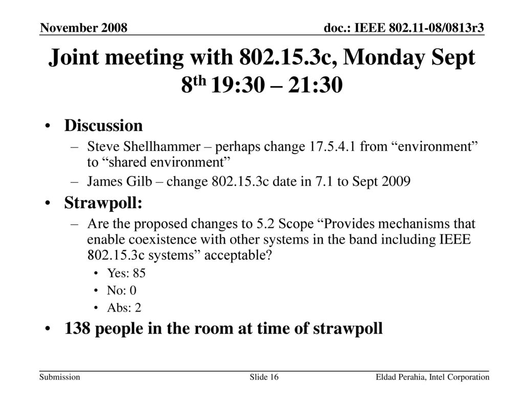 Joint meeting with c, Monday Sept 8th 19:30 – 21:30