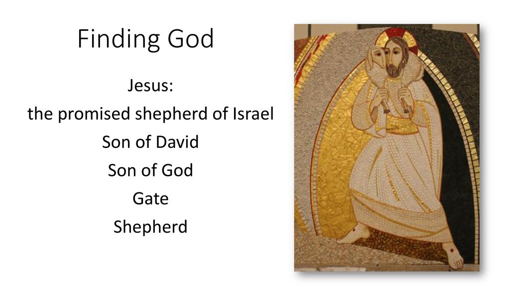 the promised shepherd of Israel