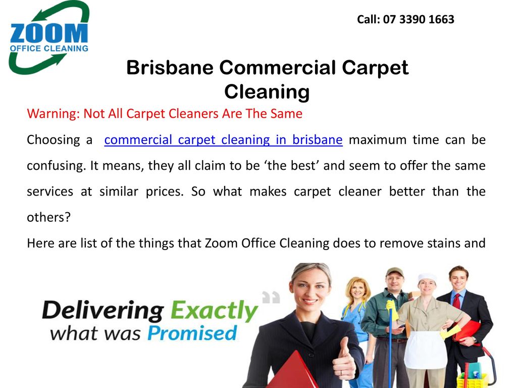 Brisbane Commercial Carpet Cleaning