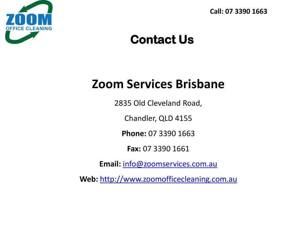 Zoom Services Brisbane