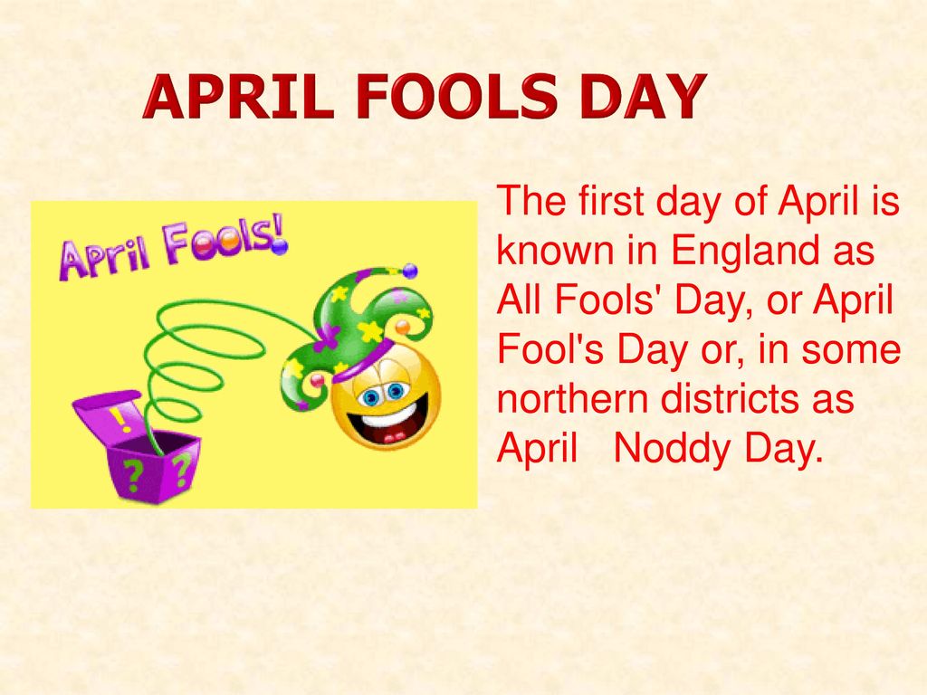 Sister april fools