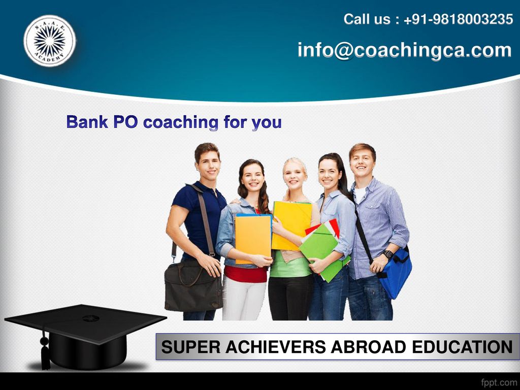 Bank PO coaching for you