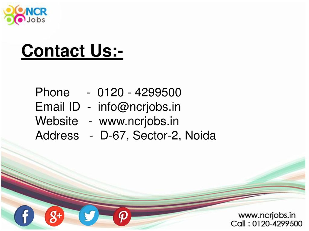 Contact Us:- Phone ID -