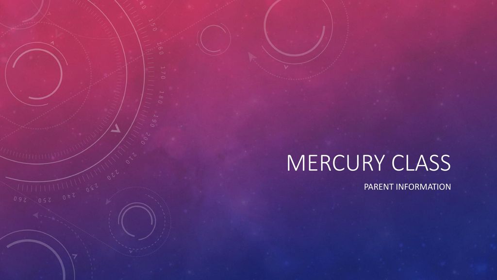 Mercury Class Parent Information