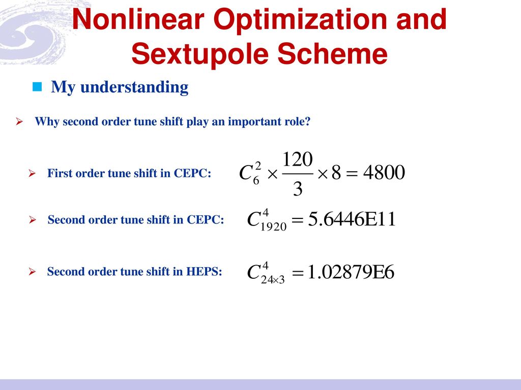 Nonlinear Optimization and Sextupole Scheme