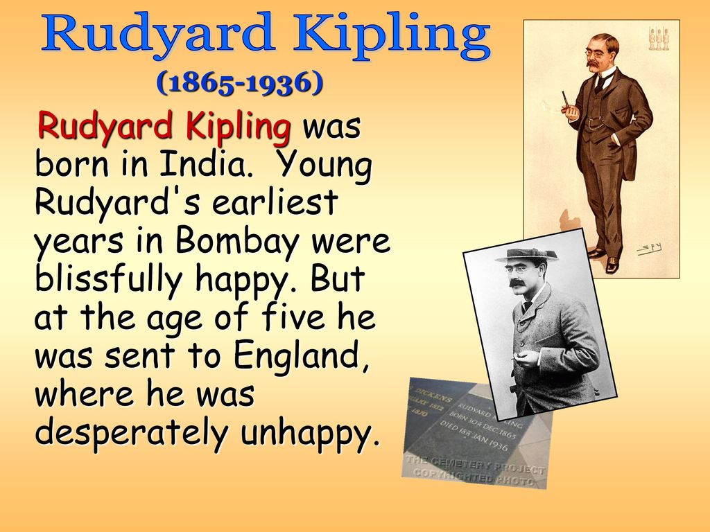 English Literature 19th century Rudyard Kipling.. - ppt download